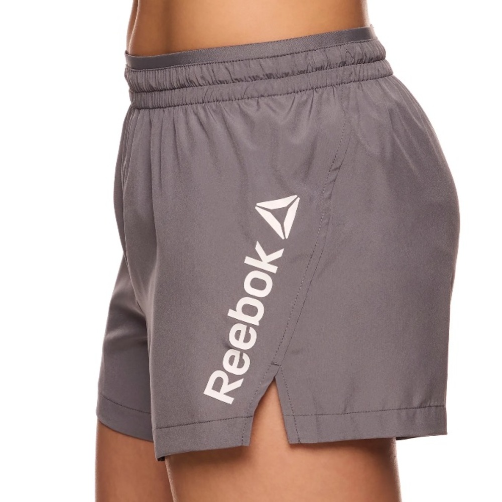 Reebok Staple Relaxed Running Shorts Grey Large NWT.